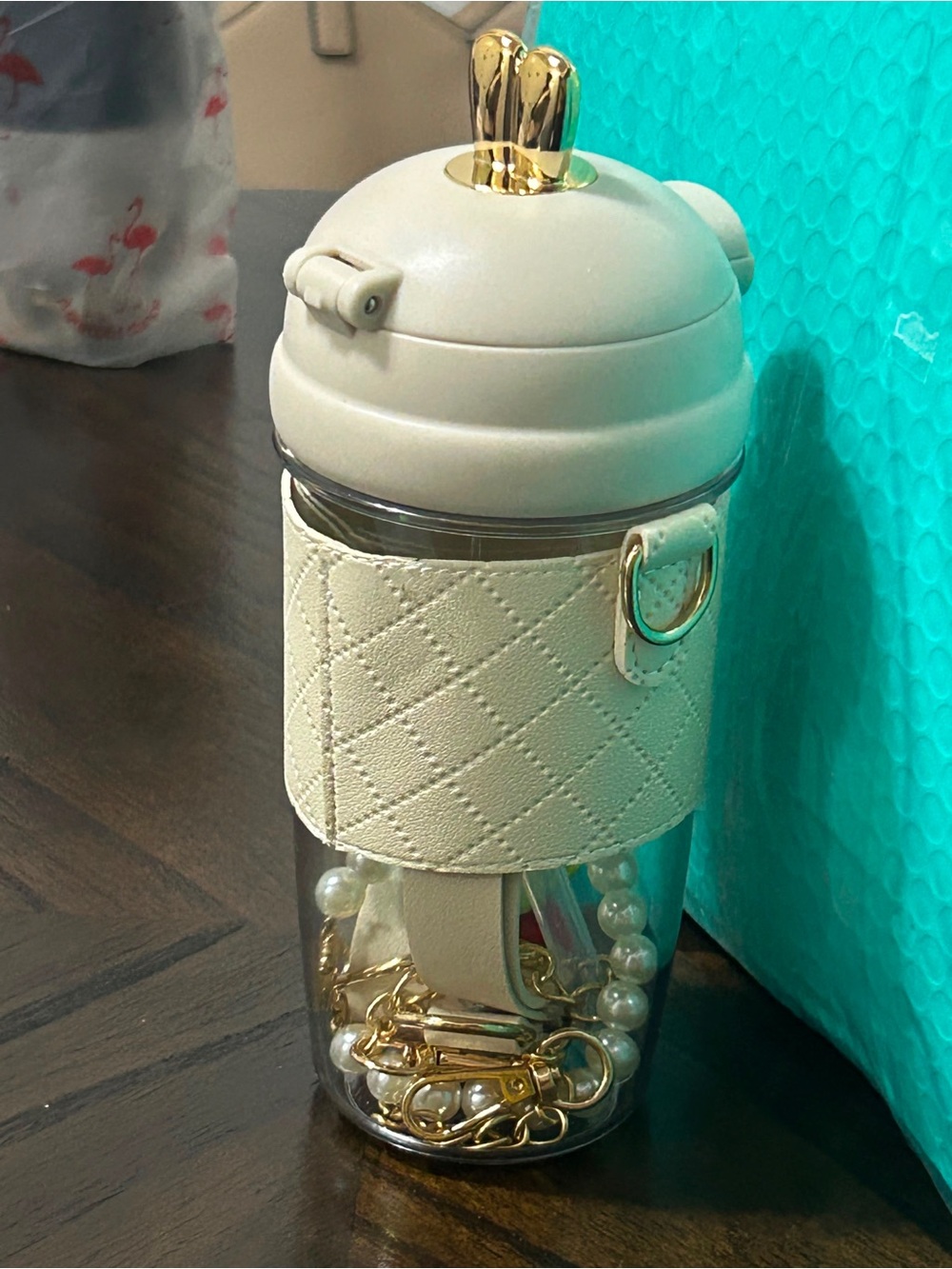 Cute Water bottle, Christmas Gift Idea Washable